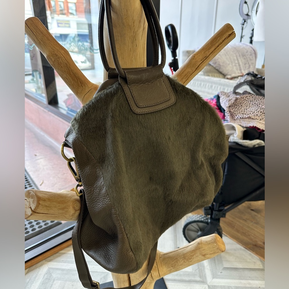 Hobo Leather/Fur Purse